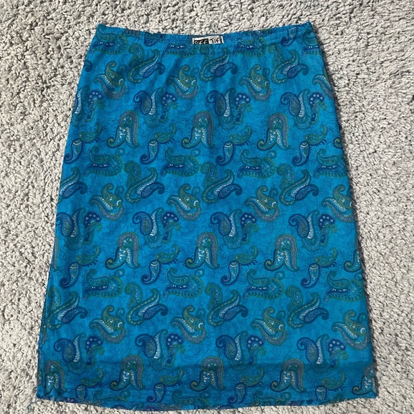 Vintage Y2K Tiff Tiff Midi Skirt - Picture 1 of 5